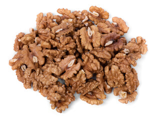 Bunch of peeled walnuts