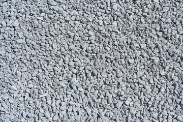 Background from gray fine gravel.