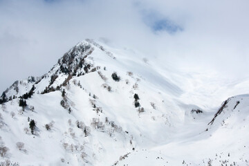 黒部立山アルペンルート　雪山　弥陀ヶ原　立山室堂平　立山　大観峰　黒部平