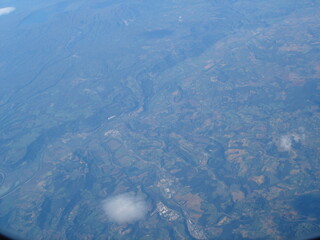 aerial view of the mountain