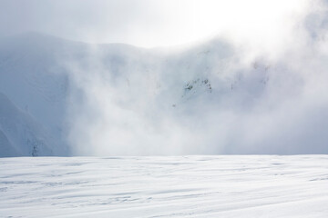黒部立山アルペンルート　雪山　弥陀ヶ原　立山室堂平　立山　大観峰　黒部平