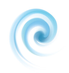 Vector background of blue swirling water texture