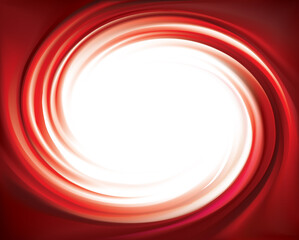 Vector swirling red backdrop. Juice of red fruits