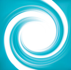 Vector blue swirling backdrop