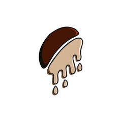 Milk coffee logo design