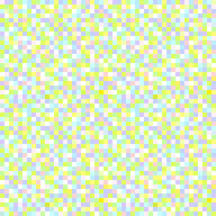 Tile pattern with squares. Multicolored background. Seamless wallpaper of the surface. Light colors. Print for polygraphy, t-shirts and textiles. Pretty texture. Doodle for design
