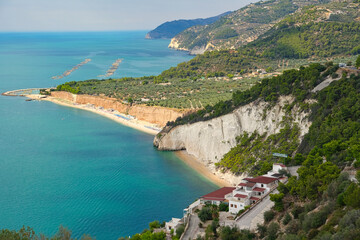 View of the Gargano coast