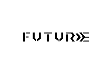 Future word, creative logo design.