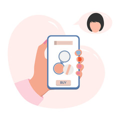 Order Beauty Online Store Cosmetics Shop Phone