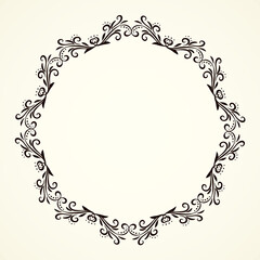 Vignette. Vector drawing