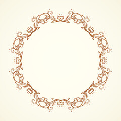 Vignette. Vector drawing