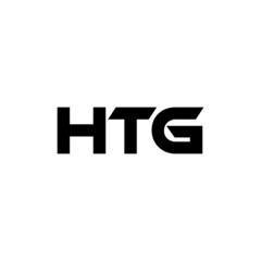 HTG letter logo design with white background in illustrator, vector logo modern alphabet font overlap style. calligraphy designs for logo, Poster, Invitation, etc.