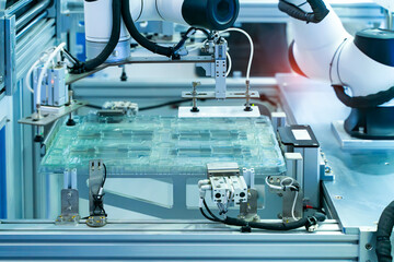 automatic pneumatic piston sucker unit on industrial machine,automation compressed air factory production