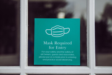 mask is required to enter the business 