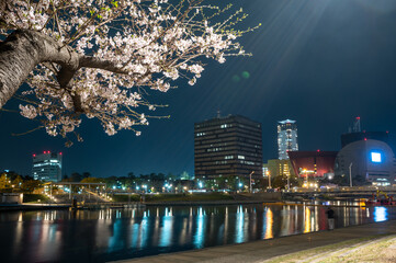 小倉中心街の夜景