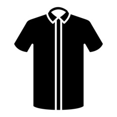 Vector Sleeveless Shirt Glyph Icon Design