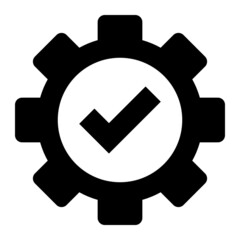 Vector Easy Installation Glyph Icon Design