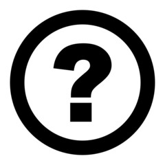 Vector Question Glyph Icon Design