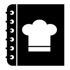 Vector Recipe Glyph Icon Design