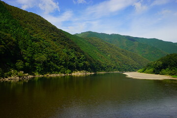 Shimanto River Valley in Kochi, Shikoku, Japan - 日本 四国 高知 四万十川	