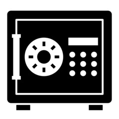  Vector Safe Box Glyph Icon Design