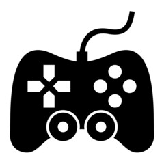 Vector Gamepad Glyph Icon Design