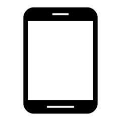 Vector Tablet Glyph Icon Design