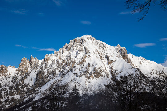 Grigna meridionale fotografata dai piani dei Resinelli