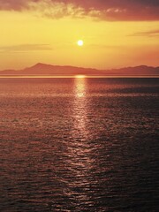 Fototapeta premium sunset in Japan 