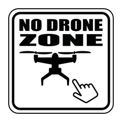 Logo no drone zone.