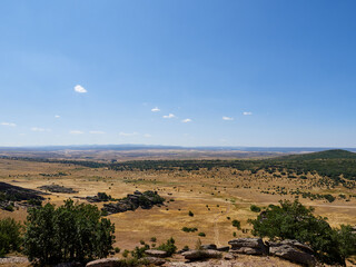 Views from the castle of Zafra, Spain