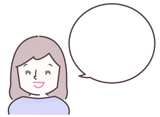 笑顔の女の子