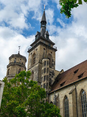 Fototapeta na wymiar Stiftskirche Stuttgart, Baden-Württemberg, Deutschland, Europa