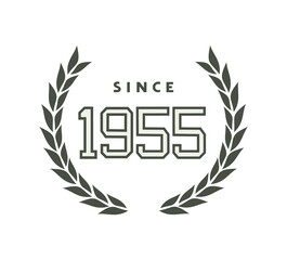 Since 1955 emblem