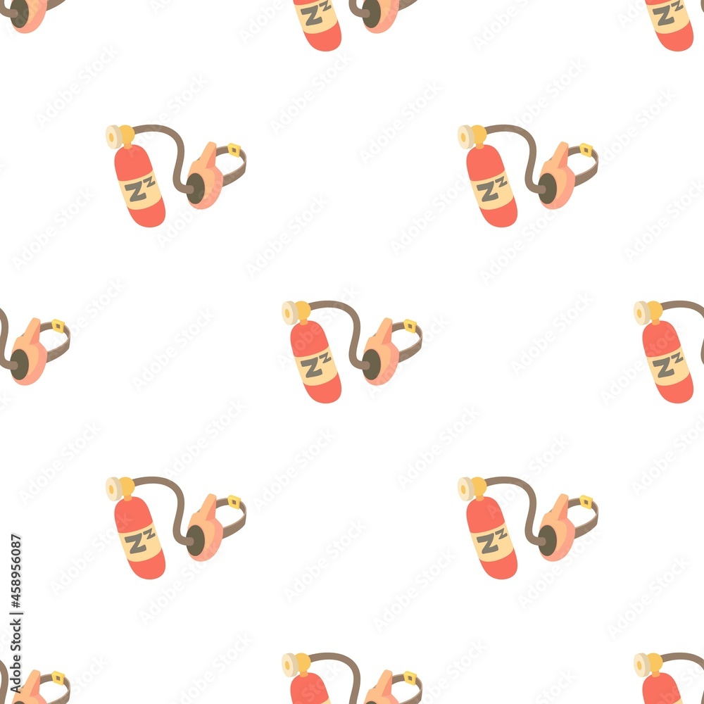 Aufkleber oxygen mask pattern seamless background texture repeat wallpaper geometric vector
