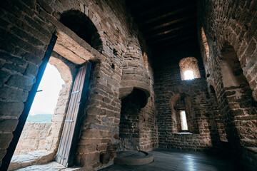 Loarre Castle in Huesca, tower of homage