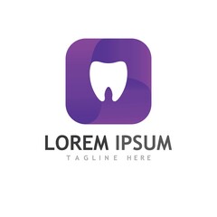 Dental logo Template vector illustration
