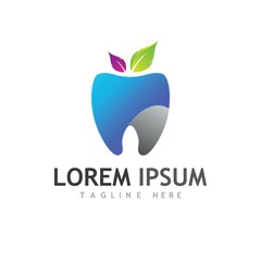 Obraz premium Dental logo Template vector illustration