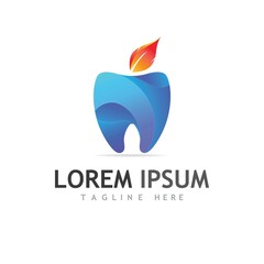 Obraz premium Dental logo Template vector illustration