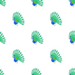 Peacock pattern seamless background texture repeat wallpaper geometric vector