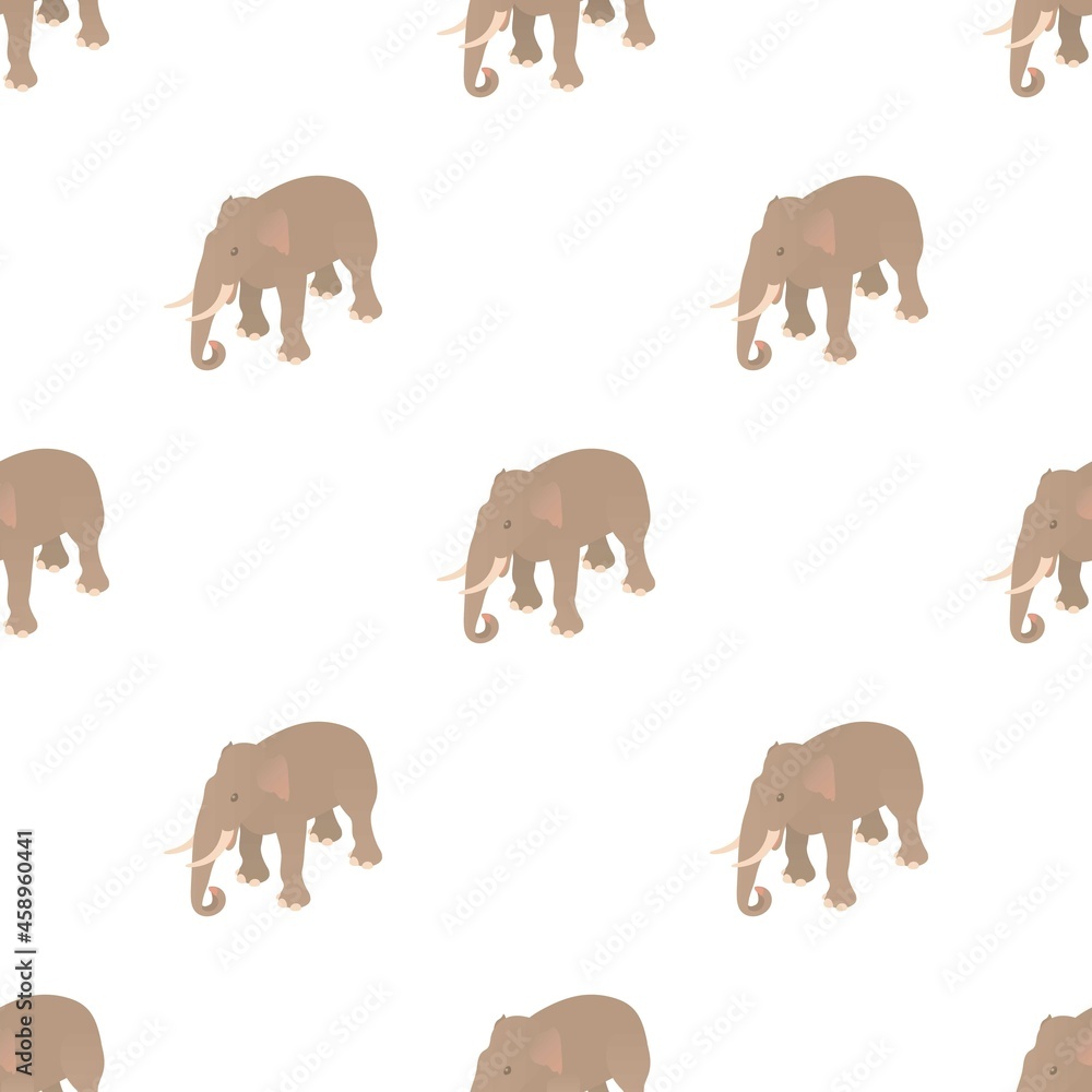 Poster elephant pattern seamless background texture repeat wallpaper geometric vector