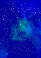 Star field in space