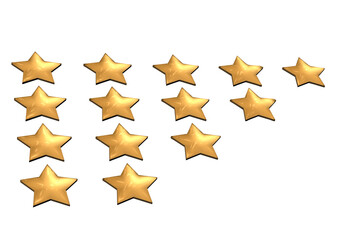 Obraz premium Gold Stars.