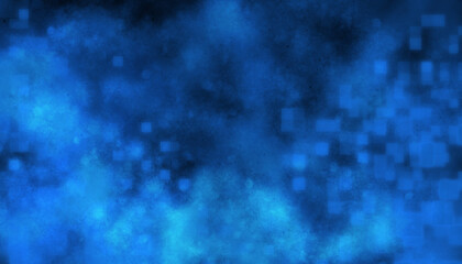 Abstract banner for background design - mosaic effects with watercolors - hand drawn