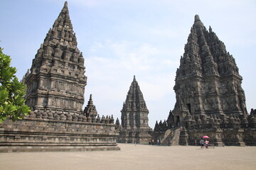 Fototapeta na wymiar Prambanan, Hindu temple compound, Java, Indonesia