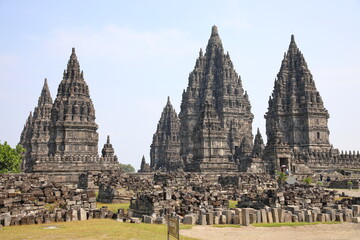 Fototapeta premium Prambanan, Hindu temple compound, Java, Indonesia