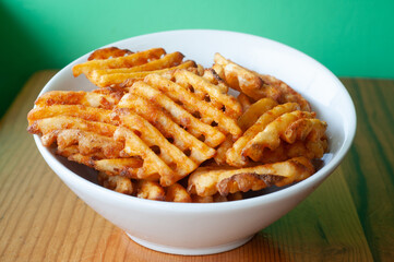 waffle potato fries