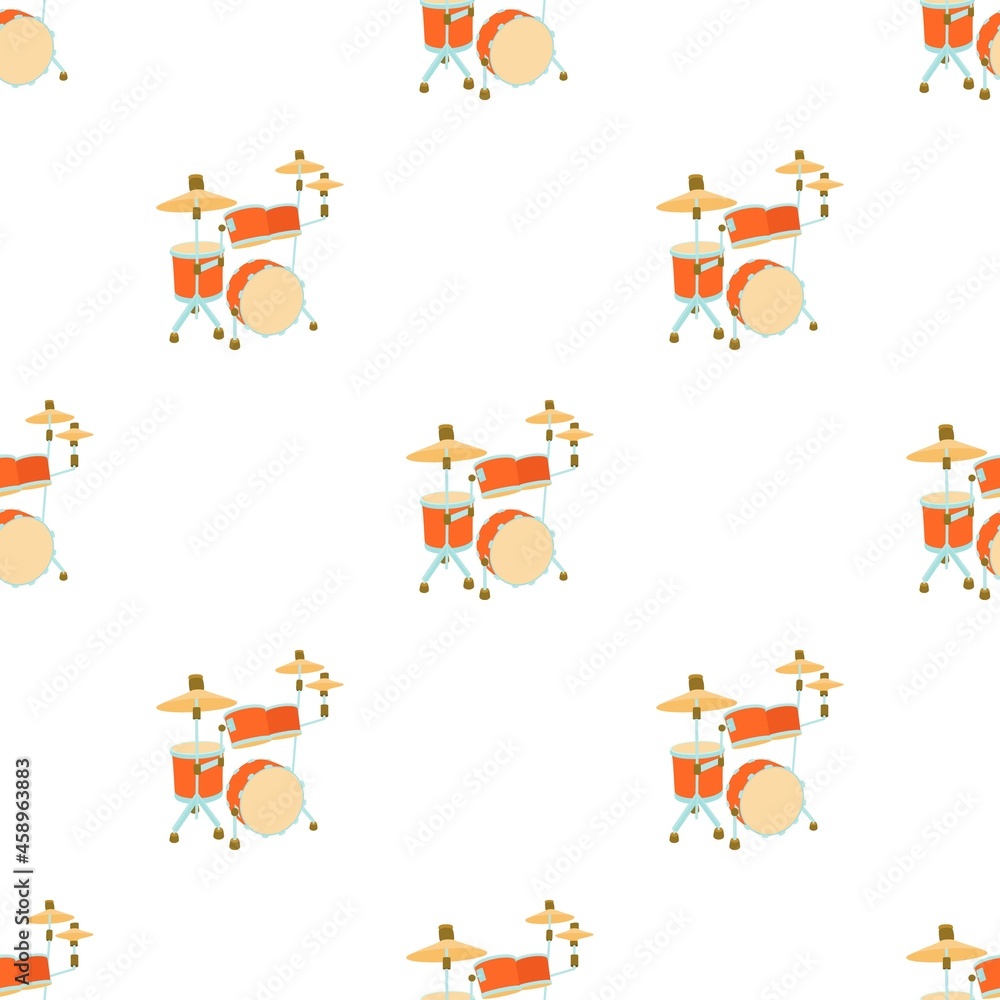 Poster drum pattern seamless background texture repeat wallpaper geometric vector