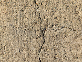 Cracked concrete wall texture 