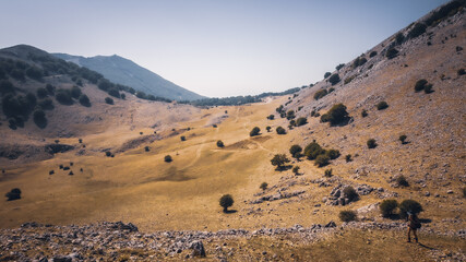 In der Madonie, dem Hochgebirge von Sizilien im Spätsommer